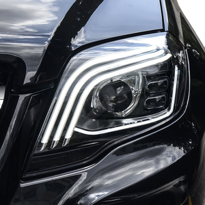 GLK 13-15 Headlight Assembly for With Style Flowing Turn Signal Light 12V <b>H4</b> Bulb GLK300/260/200 Brand New Headlight Assembly - Product Image 1