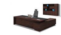 Mobilier de bureau Design moderne Manager/BOSS/CEO Desk OEM Custom Made Products Placage Fini Office Executive Table Customisée