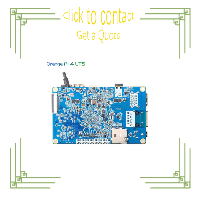 Orange Pi RK3399 development board Orange Pi 4 lts embedded android linux computer 6 core 4G16G LPDDR4