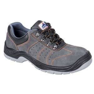 PORTWEST - FW02GRR38 Steelite S1P entrenador perforado gris-EAN 5036108280261 ZAPATOS DE SEGURIDAD Y ENTRENADORES DE SEGURIDAD - Product Image 1