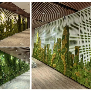 Прямые поставки с завода: Искусственный моховый ковер большого размера для подвесных растений в помещении, новый моховый газон, зеленые растения, ко Дню святого Валентина - Product Image 3