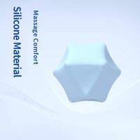 Balle de massage en silicone en forme de diamant pour la relaxation des muscles des pieds, du cou et du dos, yoga pour la santé et le massage
