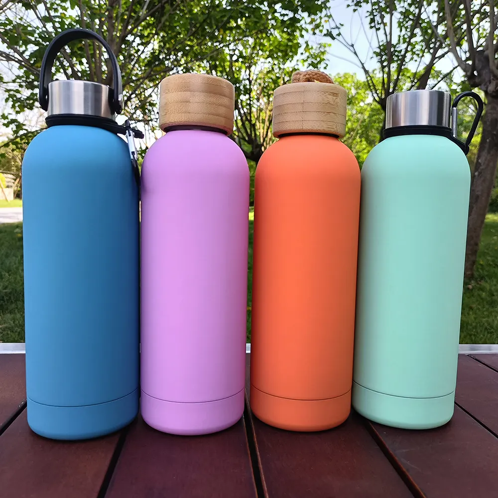 Thermos Set Stainless Steel Vacuum Flask 0.5L 2022New Model with 3 Cups