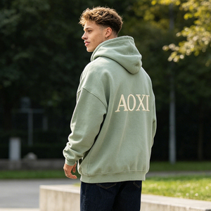Felpa con Cappuccio Oversize di Alta Qualità Senza Lacci, Etichetta Privata Personalizzata, Produttore di Abbigliamento Sportivo OEM ODM, Fornitore di Felpe per Uomo - Product Image 1