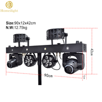 Éclairage de scène professionnel portable pour DJ, équipement de discothèque, bar, éclairage LED RGBW 4 en 1 avec support