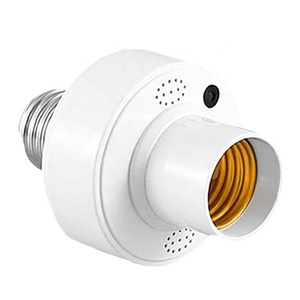 Nhà thông minh điều khiển không dây E27 vít đèn cơ sở điều khiển bằng giọng nói off-line cảm ứng ánh sáng bóng đèn chuyển đổi chủ - Product Image 2
