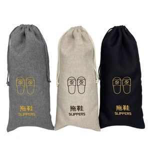 Bolsa de Almacenamiento para Zapatos y Pantuflas de Hotel y Hogar, Bolsa de Terciopelo a Prueba de Polvo para un Empaque Conveniente - Product Image 3