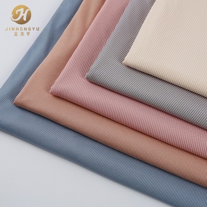<span class=keywords><strong>4</strong></span>-directional đàn hồi 92% Polyester 8% <span class=keywords><strong>spandex</strong></span> gân vải 165gsm đồ lót yoga quần vải đàn hồi - Product Image 4
