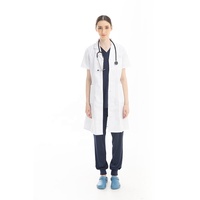 Blouse de laboratoire blanche ignifuge en option |   Blouses de laboratoire unisexes à manches longues/courtes |   Uniformes de laboratoire médical, chimique et pharmaceutique