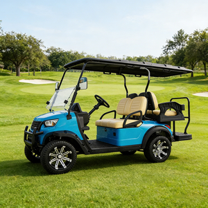 Voiturette de <span class=keywords><strong>golf</strong></span> 4 places avec pare-brise large et <span class=keywords><strong>essuie</strong></span>-<span class=keywords><strong>glace</strong></span>, fabrication WOLAN, personnalisation possible. - Product Image 1