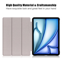 Étui de protection pour tablette en cuir PU fin avec motif imprimé pour iPad Air 11 2025/ Air 6e génération 11 2024/Air 4/5 10.9/ Pro11 2018