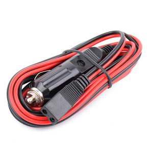 TONNY TE4-1844 12V DC 2 Pin Car Charger Power <strong>Extension</strong> Cord for CB Radio <strong>Cigarette</strong> <strong>Lighter</strong> <strong>Lead</strong> Max 3A - Product Image 1