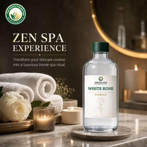 Hidrosol de Rosa Blanca (Rosa <span class=keywords><strong>Alba</strong></span>) para Spa Relajante, Agua Aromática Pura para Terapia, Venta al por Mayor para Masajes de Bienestar y Cuidado de Spa de Lujo - Product Image 1