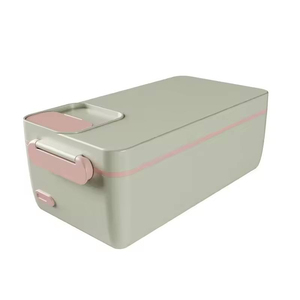 Boîte à lunch électrique rechargeable portable 1L en acier inoxydable, chauffe-aliments USB, bento chauffant pour le bureau et les voyages - Product Image 4