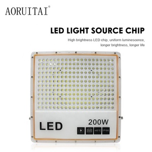 Aoruitai lumen cao bãi đậu xe nhôm IP65 không thấm nước ngoài trời 30 50 100 150 200 300 400 500 600 wát LED <span class=keywords><strong>FLOOD</strong></span> <span class=keywords><strong>LIGHT</strong></span> - Product Image 6