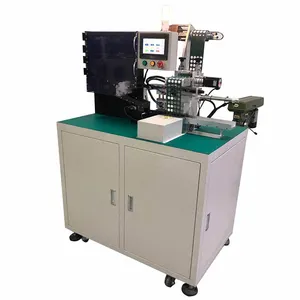 Laboratory Auto Cylindrical Cell Terminal Paper Labling Sticker Insulation Paper Sticking Machine for Battery Pack Making