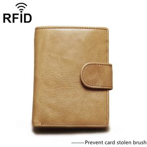 Andong Short Wallet Purse for <b>Men</b> Genuine Cow Leather Fashion <b>Clutch</b> <b>Bag</b> Card Clip Wallets - Product Image 2