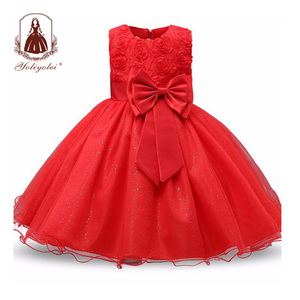 Yoliyolei-vestido de fiesta Para niña, vestido rojo de princesa de Navidad Para niños - Product Image 1
