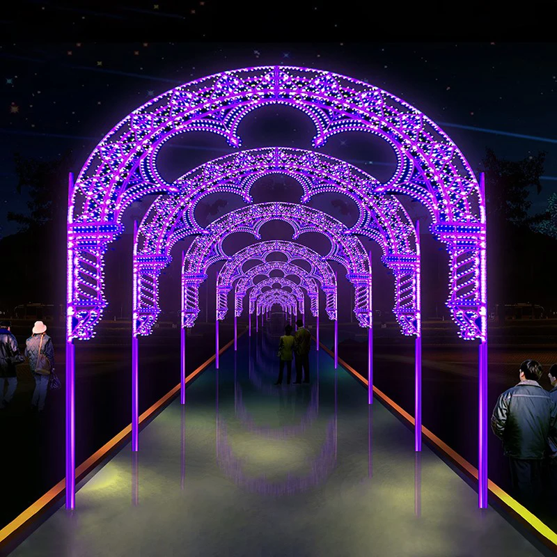 2022 New Outdoor LED Garden Decorate Christmas 3D Motif Light