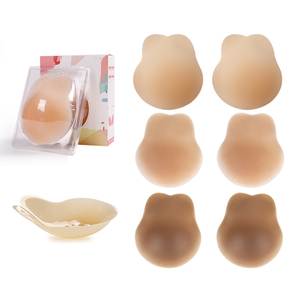 Couvre-mamelons invisibles en forme de lapin, ultra-fins, à <span class=keywords><strong>forte</strong></span> adhérence, pour un effet push-up instantané et solide, pour femmes - Product Image 6