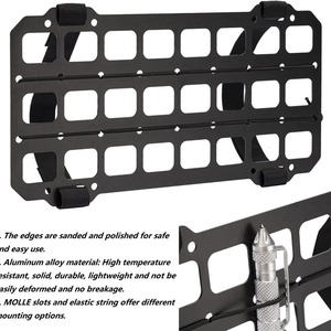 Organizador Táctico para Visera Solar, Placa Molle de Aluminio, 12+ Compartimentos, Tablero de Almacenamiento Interior para Auto - Product Image 3