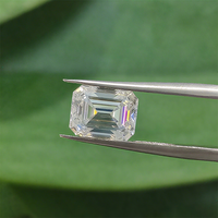 Starsgem adım kesim takı taş zümrüt kesim 4*6-10*12mm yüksek kalite renk Moissanite