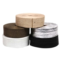 Bande de protection thermique pour collecteur d'échappement Kuliwei Racing, bandage isolant pour collecteur, améliore le flux des gaz d'échappement pour la tuning automobile et moto