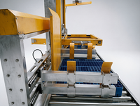 Machine de palettisation semi-automatique pour canettes en PET et aluminium, ligne d'emballage de boîtes en carton avec dispositifs de sécurité
