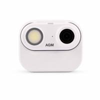 Kamera Aksi Mini Tangguh AGM CAM 01 dengan Lampu Camping 600 Nits, Tahan Air IP68 IP69K untuk Olahraga Luar Ruangan