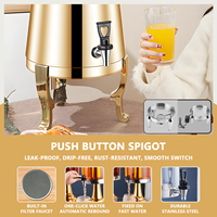 Urne à sirop en acier inoxydable YITIAN, distributeur de jus portable pour le thé, l'eau et les boissons pour les services de restauration