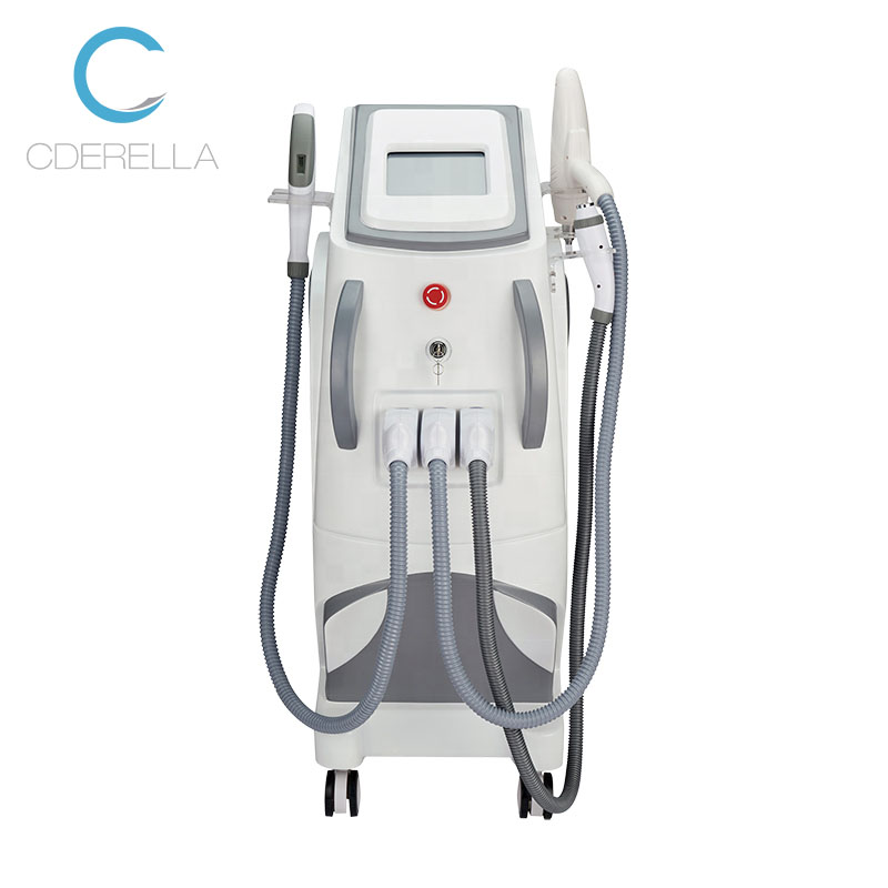 3 в 1 ipl устройство для удаления волос rf nd yag лазерная машина для удаления пятен волос и пигмента