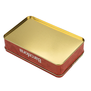 Nhà Máy Biểu Tượng Tùy Chỉnh Hình Chữ Nhật Bao Bì Thực Phẩm Đồ Ăn Nhẹ Cookie Kẹo Bánh Kim Loại Quà Tặng Hộp Thiếc - Product Image 4