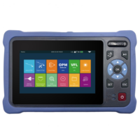 NK4000 Mini OTDR 100km 26/24dB Optical Time Domain Reflectometer dengan VFL OLS OPM Adaptor RJ45 Penguji Serat FTTH Peta Peristiwa
