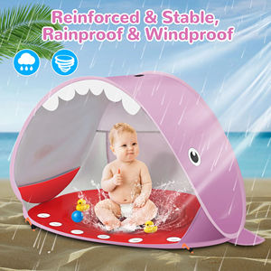 <span class=keywords><strong>Tente</strong></span> de plage pop-up instantanée personnalisée avec piscine, abri pare-soleil ultra-léger pliable, <span class=keywords><strong>tente</strong></span> de plage pour bébé, pique-nique, <span class=keywords><strong>tente</strong></span> de jeu intérieure - Product Image 4