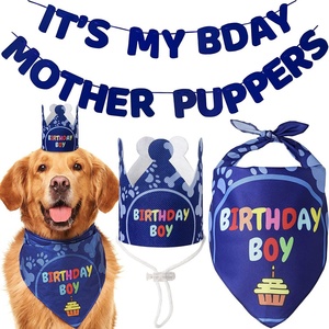 Dog Cat Birthday <b>Party</b> Supplies Dog Cat Girl Boy Birthday <b>Party</b> <b>Decorations</b> Paw Printing Balloons Bowstie Hat - Product Image 5