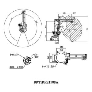 Robot industriel de palettisation et de placement à 4 axes Borunte à faible coût avec moteur, engrenage, roulement et PLC intégrés - Product Image 4