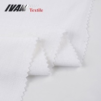 Chemisier classique en lin et viscose pour femmes, tissu blanc flammé, teint uni, nouvelle technique tissée à la mode populaire pour les robes