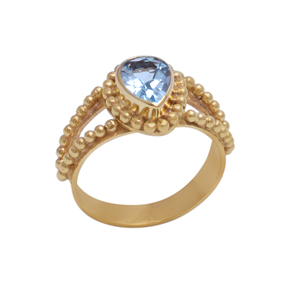 เครื่องประดับพลอยบุษราคัมแท้ทำด้วยมือดีไซน์ที่เป็นเอกลักษณ์แหวนเงินแท้925สเตอลิงแหวนแต่งงานหมั้น - Product Image 1