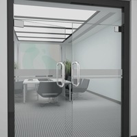 Ventana Corredera Plegable de Aluminio con Doble Acristalamiento y Rejilla Interior para Balcón
