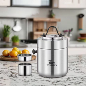 <span class=keywords><strong>Thermos</strong></span> alimentaire isotherme en acier inoxydable SUS304 de 1,8 L, double isolation, <span class=keywords><strong>pour</strong></span> garder les aliments chauds ou froids, portable, <span class=keywords><strong>pour</strong></span> l'extérieur - Product Image 5