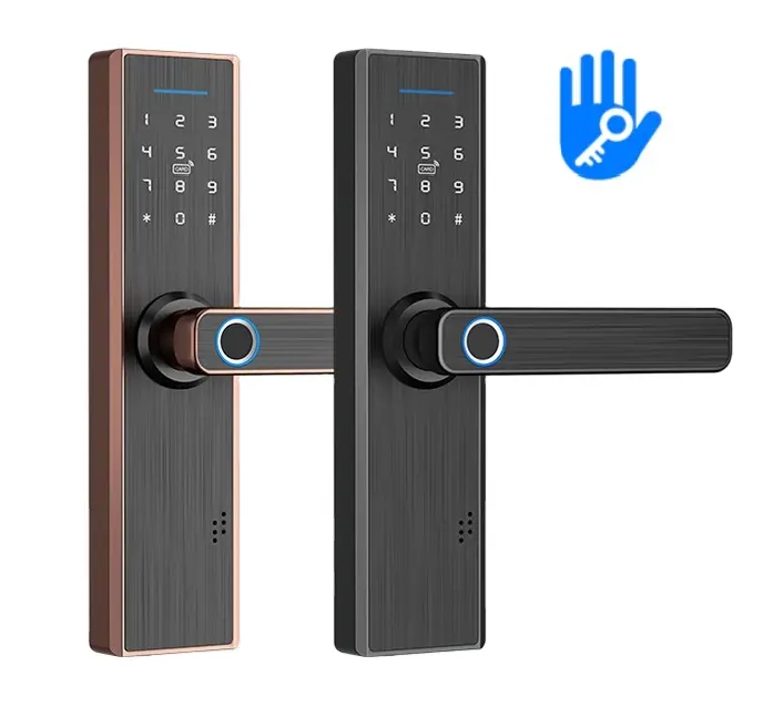 Dell'hotel intelligente tastiera di Impronte digitali Password Tt app Biometrico smart Codice di Impronte Digitali Serrature Smartdoor