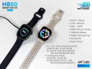 H800 Global Version Smartwatch 4G <b>SIM</b> GPS 2+16GB Android Independent Calling Phone Watch Google Store TiKToK Unisex Smart Watch - Product Image 4
