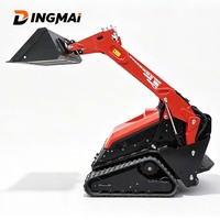 Mini-chargeuse verticale sur chenilles avec moteur Yanmar, certifiée EPA CE, pour travaux d'entretien des terrains de golf, des terrains de sport, des parcs et des pelouses