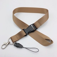 Lanière en nylon détachable personnalisable pour téléphone, clés, porte-badge, lanière de sécurité à rupture rapide de 20 mm avec fermoir à homard