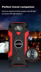 Nouveau démarreur de <span class=keywords><strong>voiture</strong></span> portable multifonction 12V 29800mAh, batterie externe et câble de démarrage, LED, directement de l'usine - Product Image 4