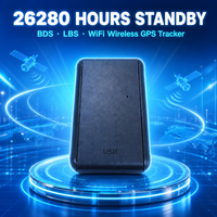 Pelacak GPS Kendaraan Magnetik Nirkabel Anti-Pengusir Sinyal Smart Covert Beidou GLONASS WiFi LBS Alarm Anti-Tamper 1 Tahun Daya Tahan Baterai Lama