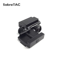 Adaptateur en aluminium de 20 mm à 11 mm pour lampe torche et viseur laser, paire de 2 pièces pour rehaussement de viseur point rouge haute précision