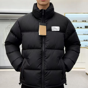 Veste d'hiver rembourrée en coton pour homme, modèle 2025, avec logo personnalisé, col épais et protection contre le froid, pour garçons - Product Image 5