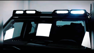 Para JETOUR T2 TRAVELER 4EYES tipo luz de techo alerón delantero W463 4x4 estilo alerón de techo con luz para Clase G W463 1990 ~ 2018y - Product Image 5