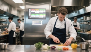 Teclado de Cocina KDS Resistente con 21 Teclas Programables <span class=keywords><strong>para</strong></span> Sistemas POS de Restaurantes y Catering - Product Image 3